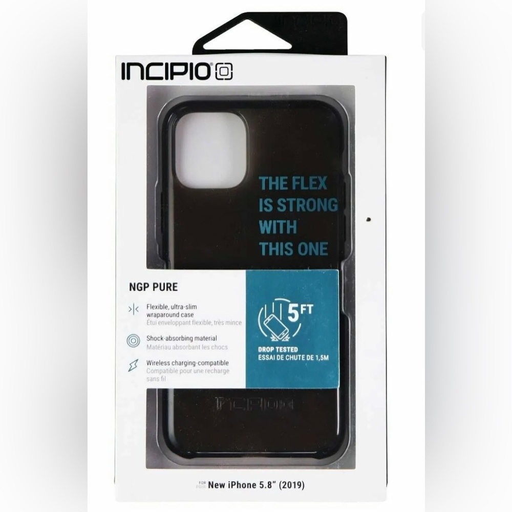 iPhone 11 Pro - Black NGP Pure Case Flexible Ultra Slim Shock Resistant NIP
